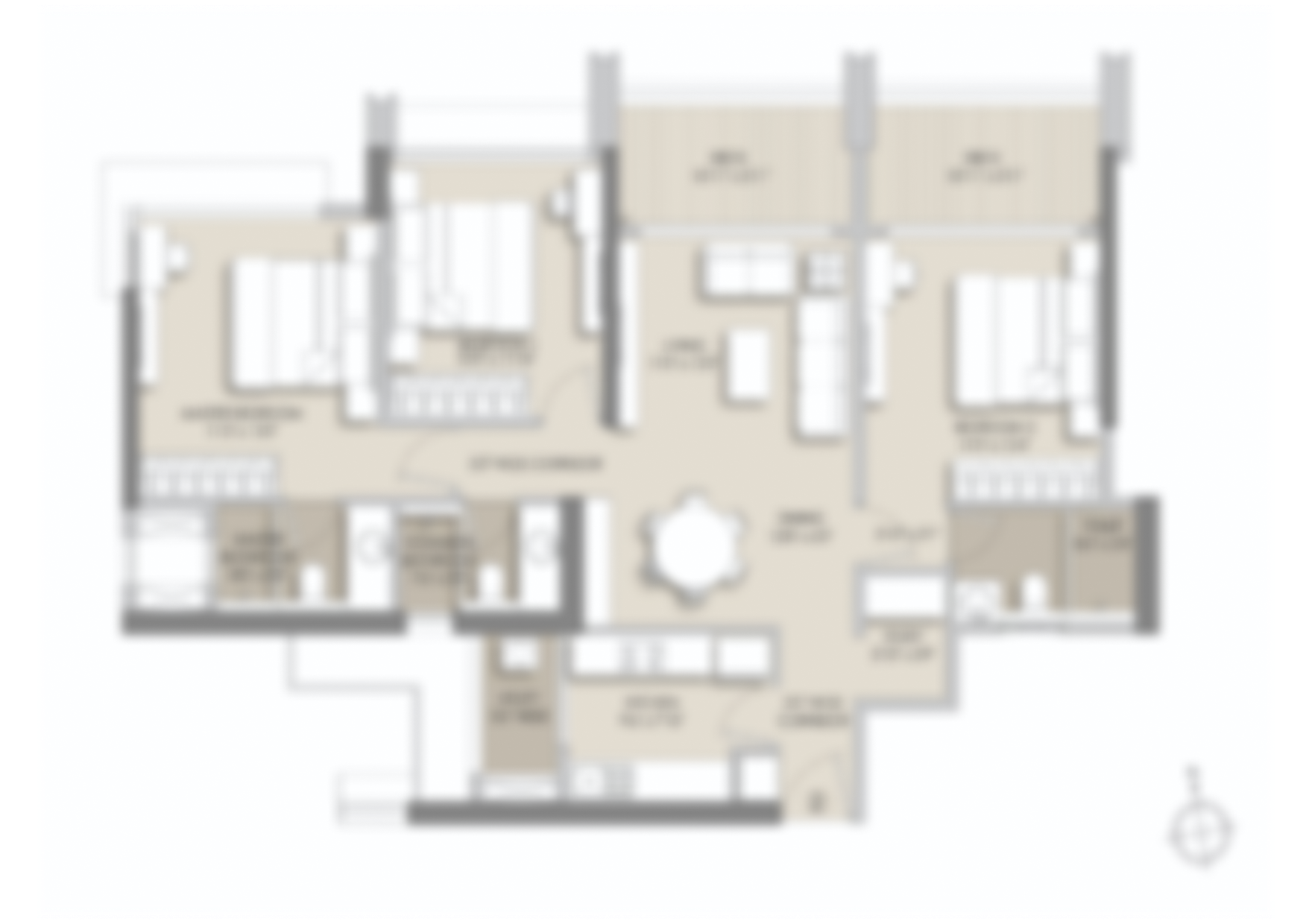 2 BHK apartments with modern amenities in Thane, Mumbai